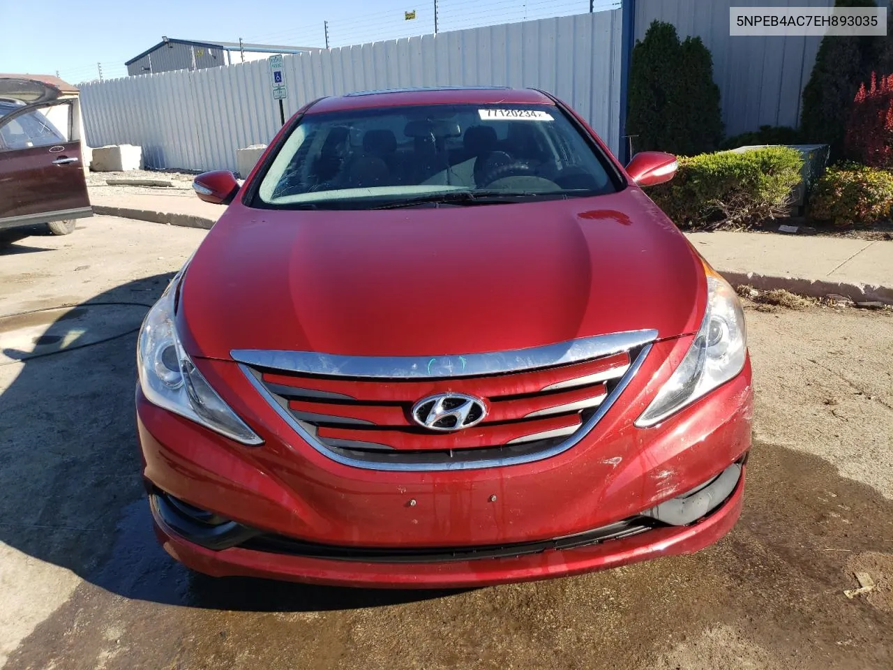 2014 Hyundai Sonata Gls VIN: 5NPEB4AC7EH893035 Lot: 77120234