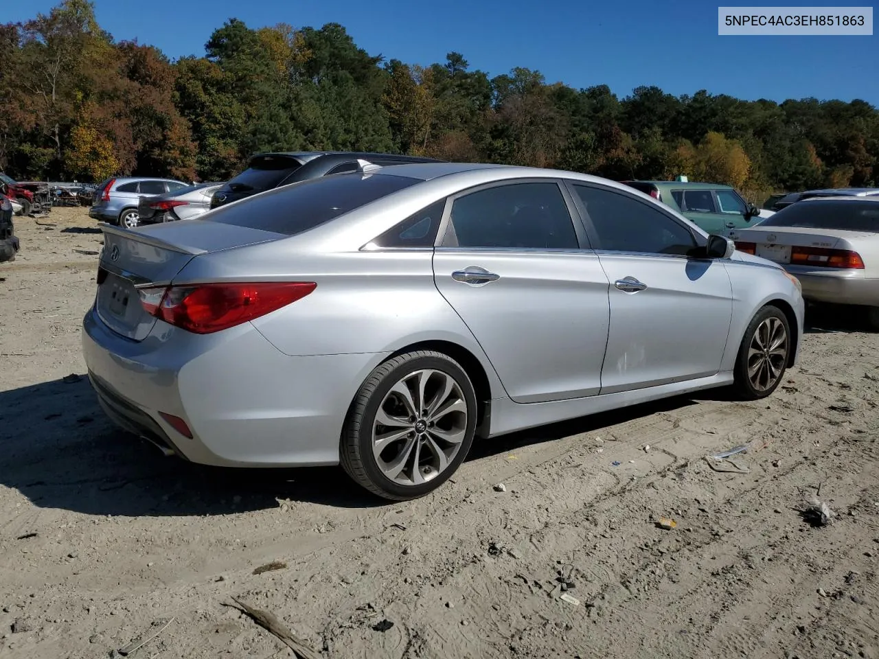 2014 Hyundai Sonata Se VIN: 5NPEC4AC3EH851863 Lot: 77164934