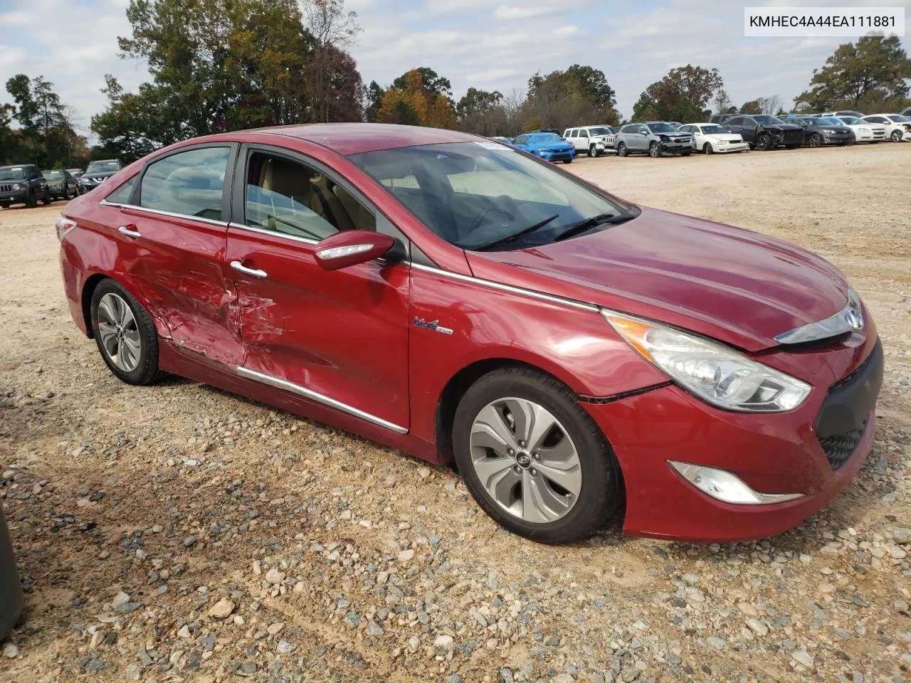 2014 Hyundai Sonata Hybrid VIN: KMHEC4A44EA111881 Lot: 77183774