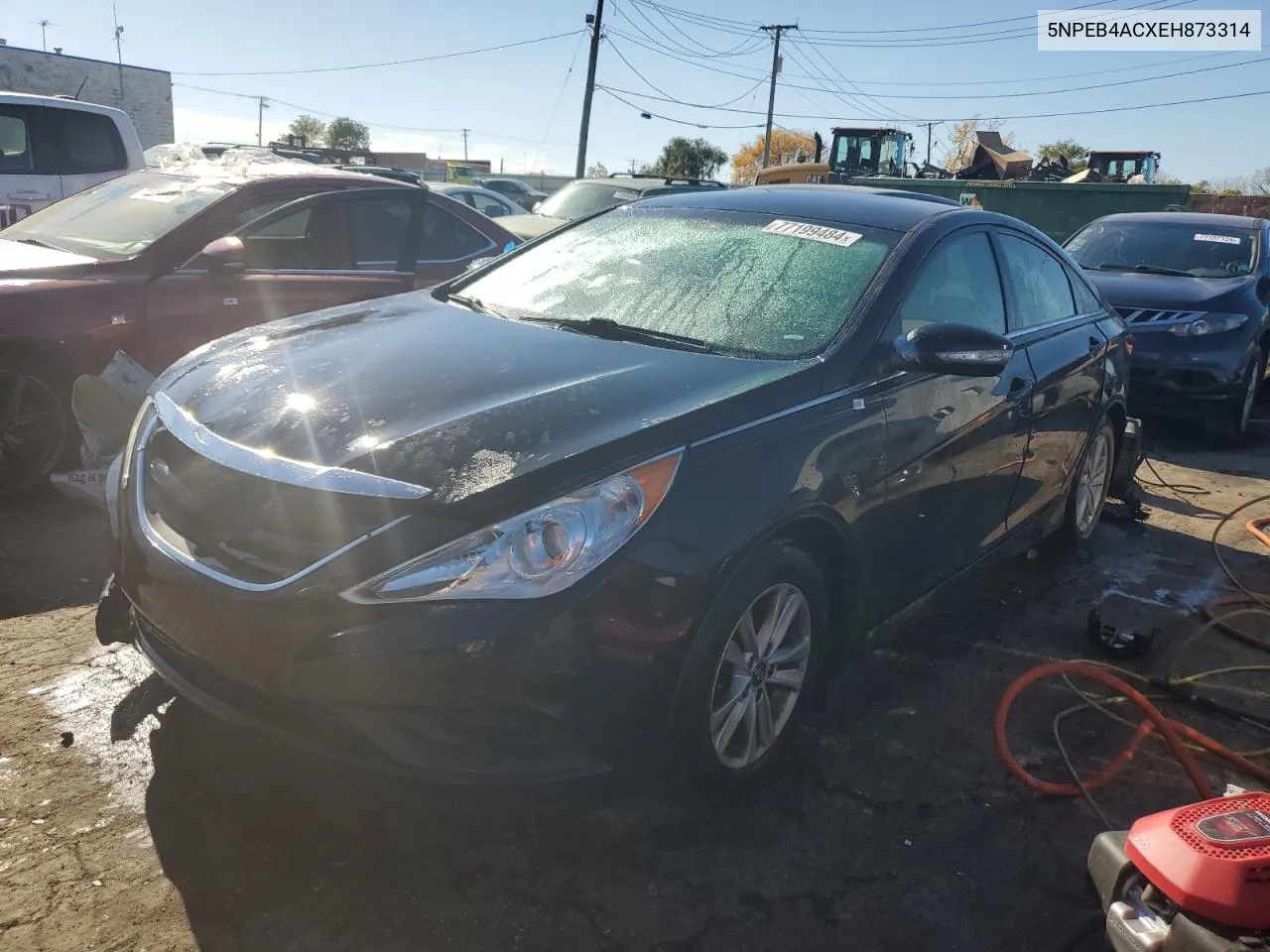 5NPEB4ACXEH873314 2014 Hyundai Sonata Gls