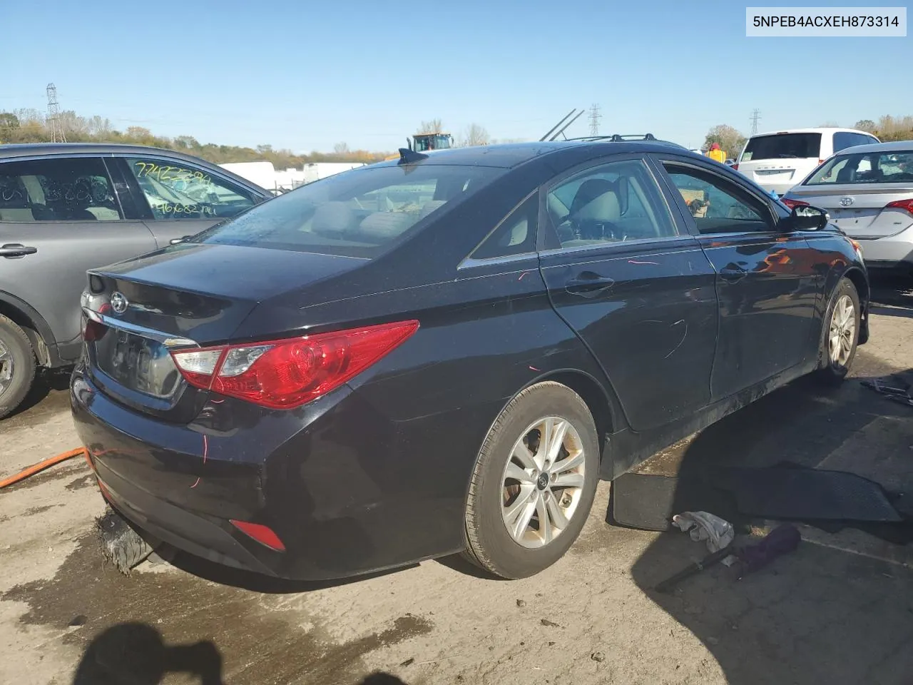 5NPEB4ACXEH873314 2014 Hyundai Sonata Gls