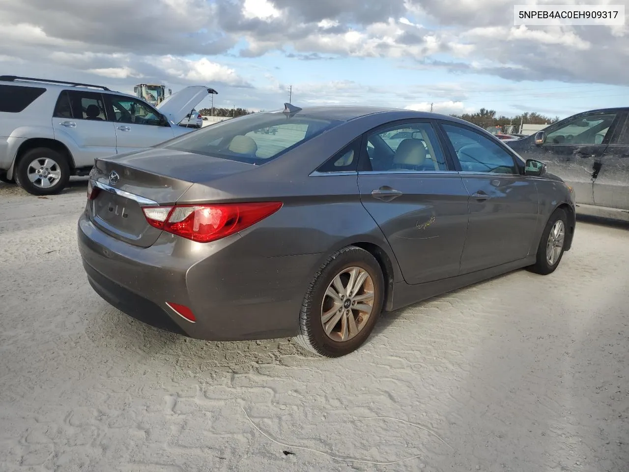 2014 Hyundai Sonata Gls VIN: 5NPEB4AC0EH909317 Lot: 77328474