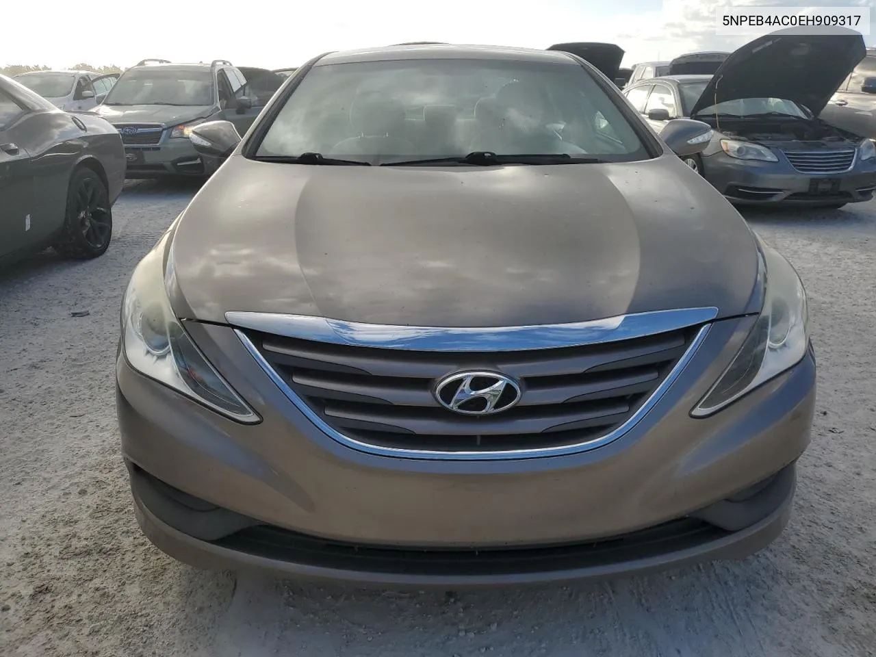 2014 Hyundai Sonata Gls VIN: 5NPEB4AC0EH909317 Lot: 77328474