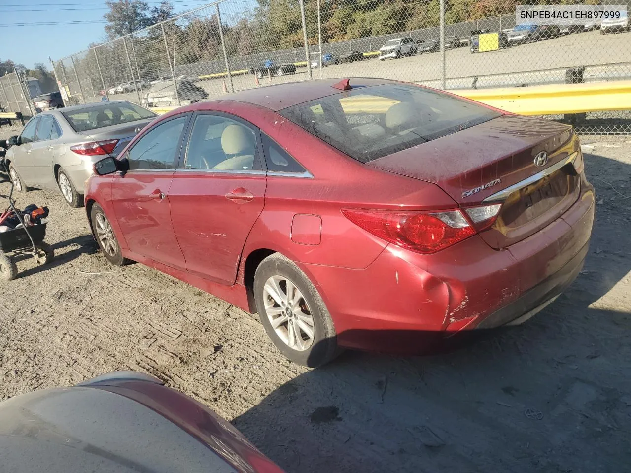 2014 Hyundai Sonata Gls VIN: 5NPEB4AC1EH897999 Lot: 77340254