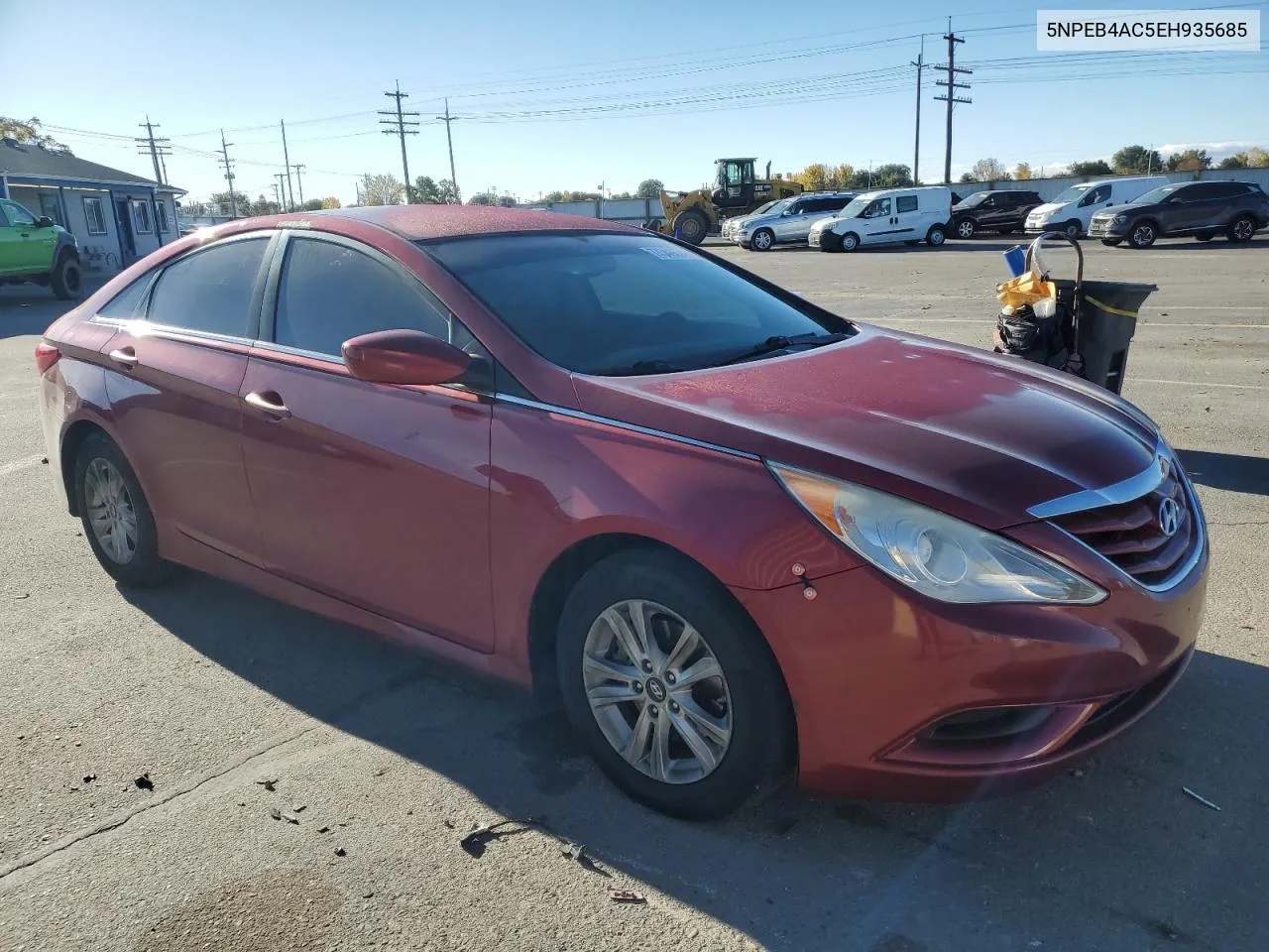 2014 Hyundai Sonata Gls VIN: 5NPEB4AC5EH935685 Lot: 77349674