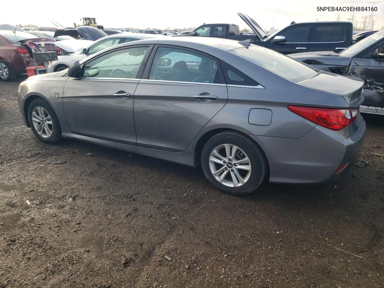 2014 Hyundai Sonata Gls VIN: 5NPEB4AC9EH884160 Lot: 77391734