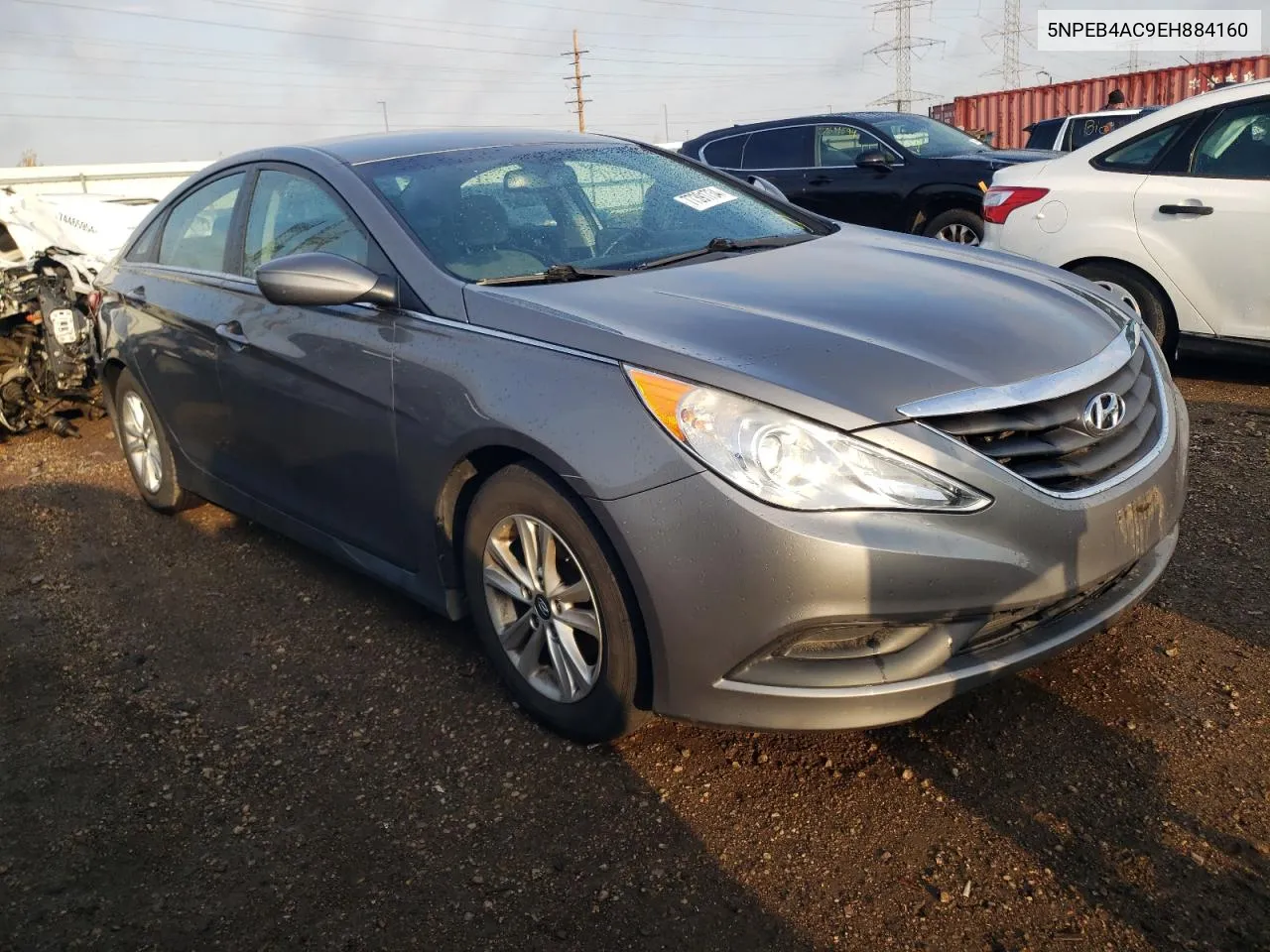 2014 Hyundai Sonata Gls VIN: 5NPEB4AC9EH884160 Lot: 77391734