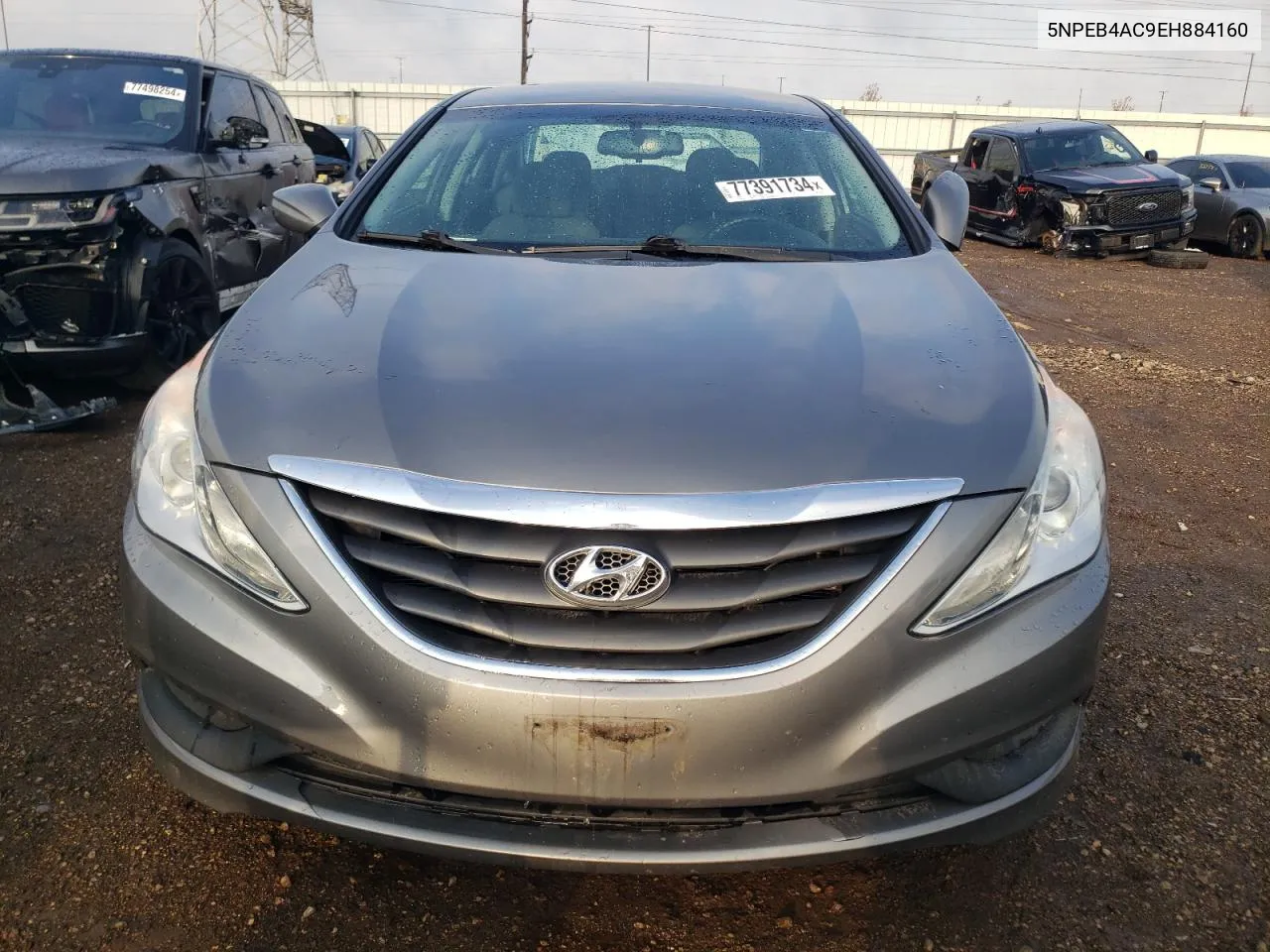 2014 Hyundai Sonata Gls VIN: 5NPEB4AC9EH884160 Lot: 77391734