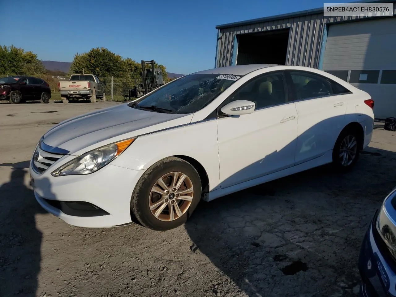 2014 Hyundai Sonata Gls VIN: 5NPEB4AC1EH830576 Lot: 77458464