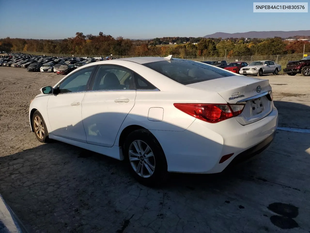 2014 Hyundai Sonata Gls VIN: 5NPEB4AC1EH830576 Lot: 77458464