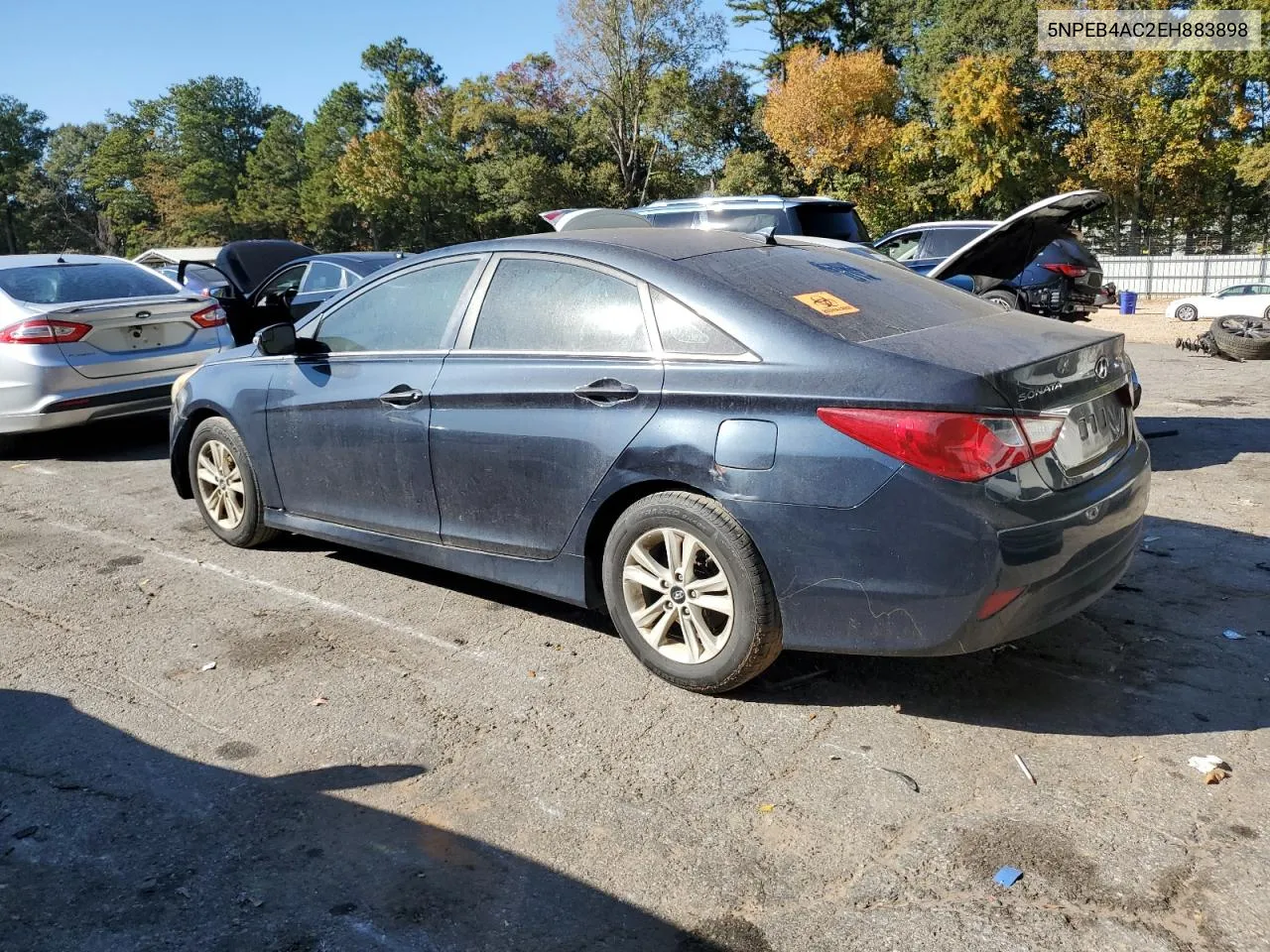 2014 Hyundai Sonata Gls VIN: 5NPEB4AC2EH883898 Lot: 77613604