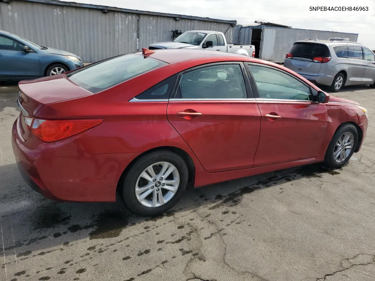 2014 Hyundai Sonata Gls VIN: 5NPEB4AC0EH846963 Lot: 77680354