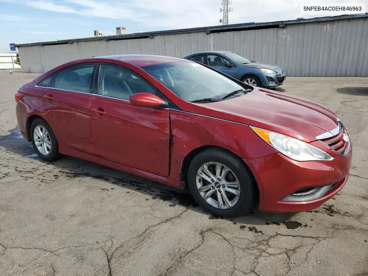 2014 Hyundai Sonata Gls VIN: 5NPEB4AC0EH846963 Lot: 77680354