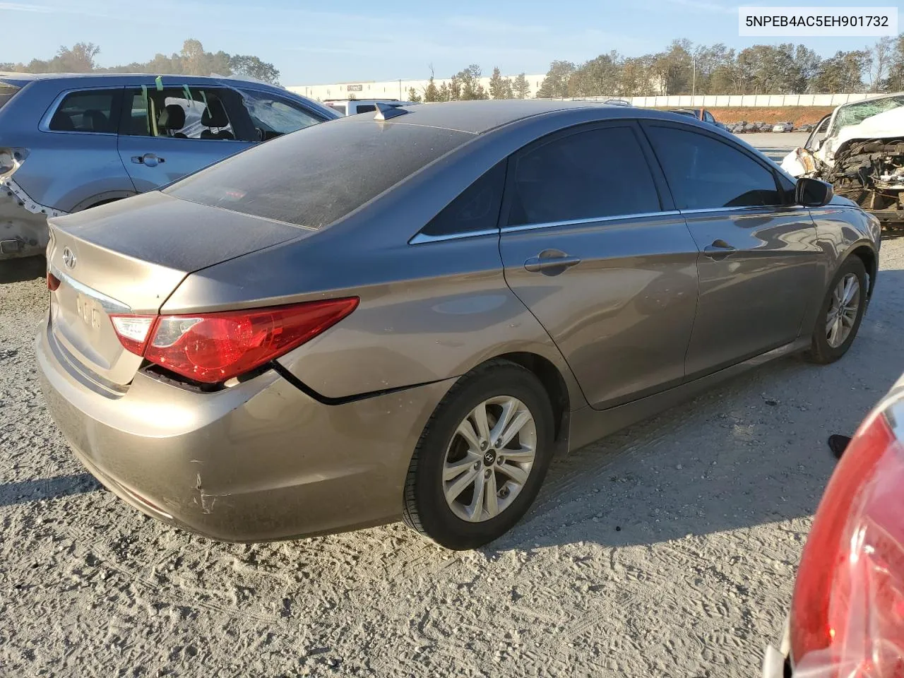 2014 Hyundai Sonata Gls VIN: 5NPEB4AC5EH901732 Lot: 77735164