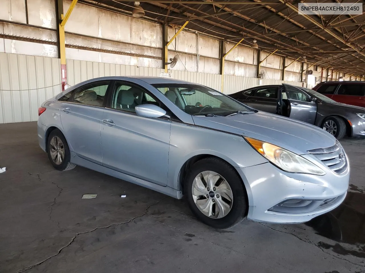 2014 Hyundai Sonata Gls VIN: 5NPEB4ACXEH812450 Lot: 78104124