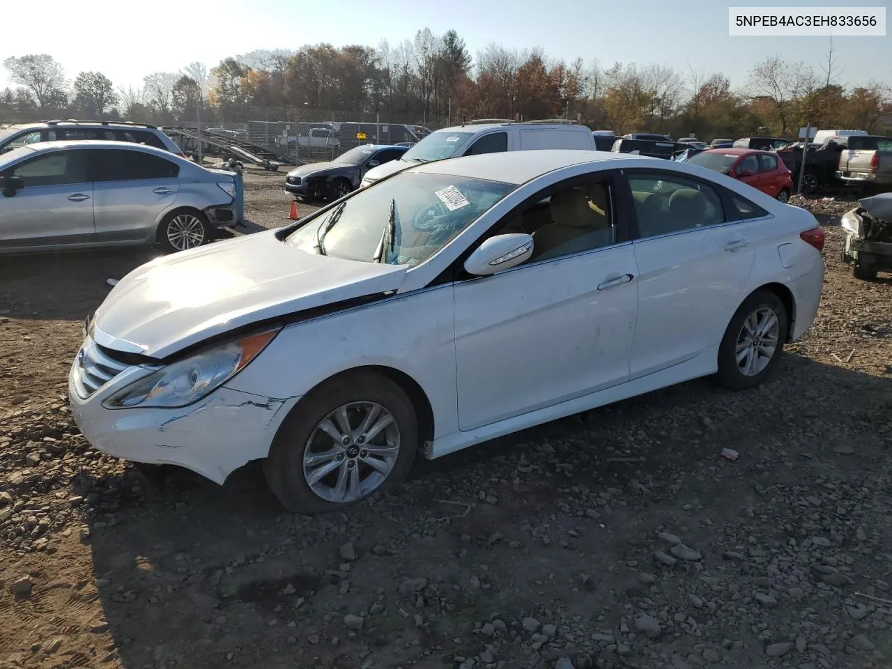 2014 Hyundai Sonata Gls VIN: 5NPEB4AC3EH833656 Lot: 78133094