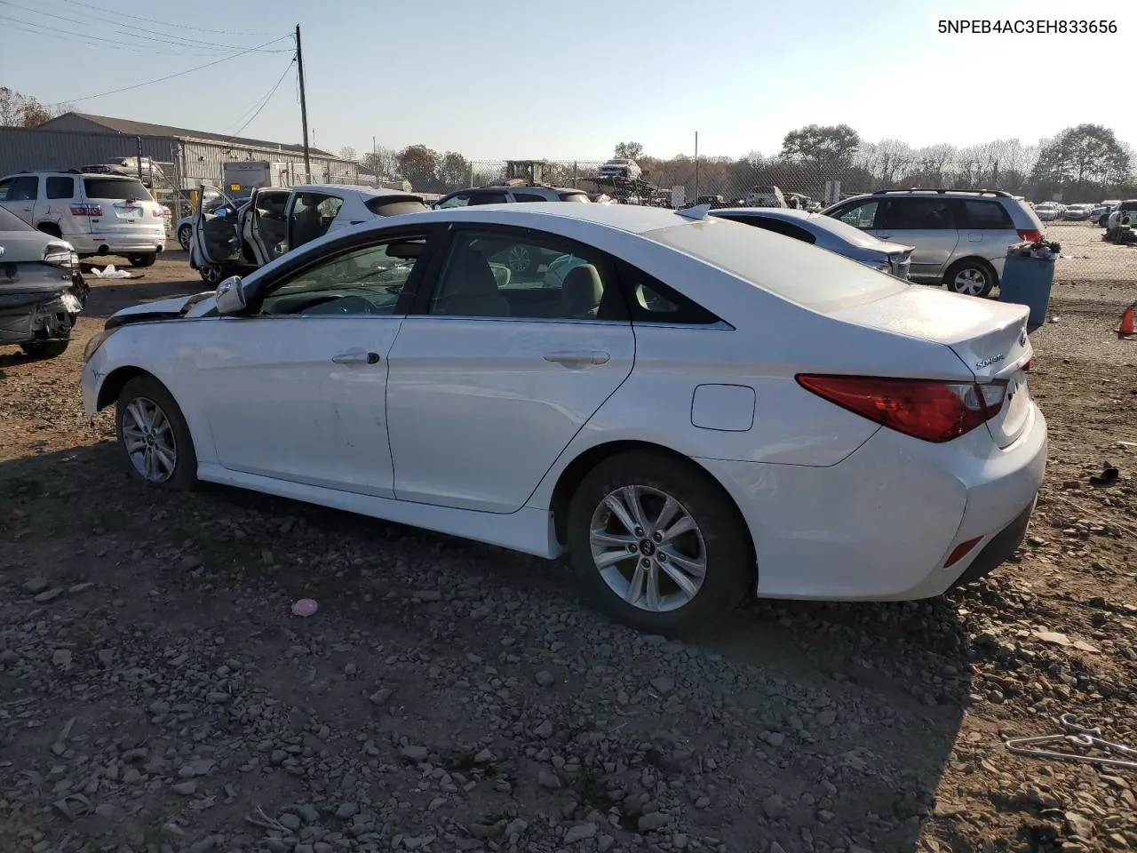 2014 Hyundai Sonata Gls VIN: 5NPEB4AC3EH833656 Lot: 78133094