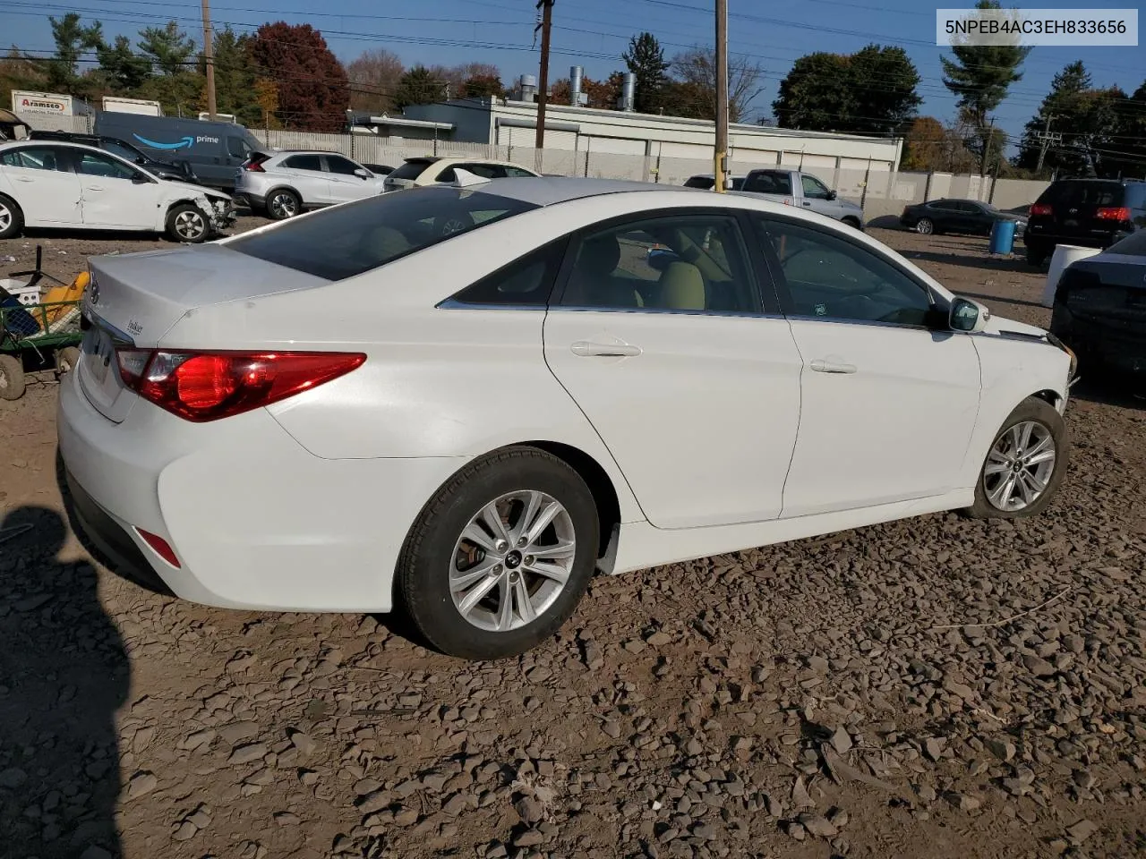 2014 Hyundai Sonata Gls VIN: 5NPEB4AC3EH833656 Lot: 78133094