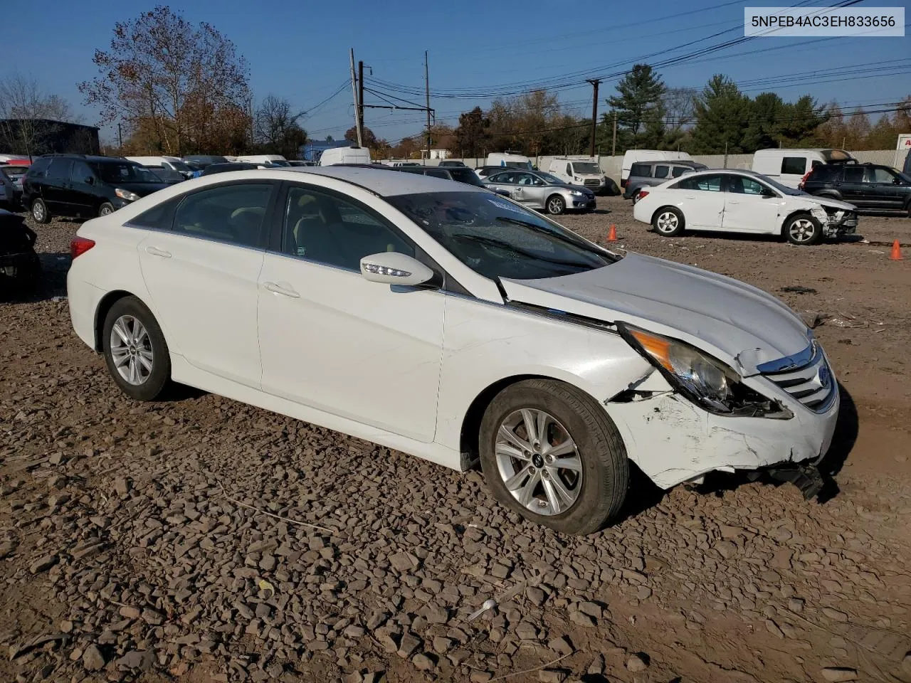 2014 Hyundai Sonata Gls VIN: 5NPEB4AC3EH833656 Lot: 78133094