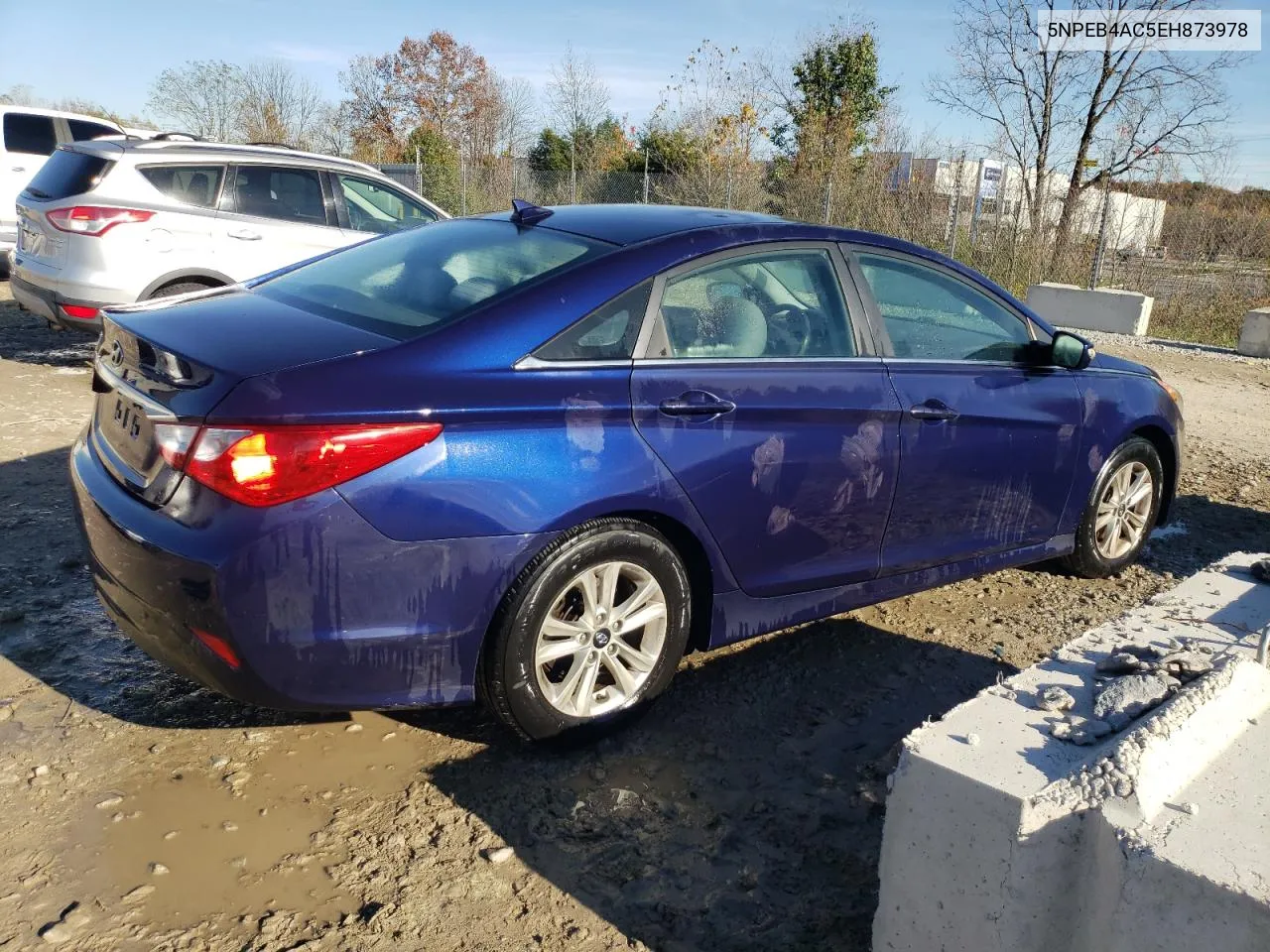 2014 Hyundai Sonata Gls VIN: 5NPEB4AC5EH873978 Lot: 78282634