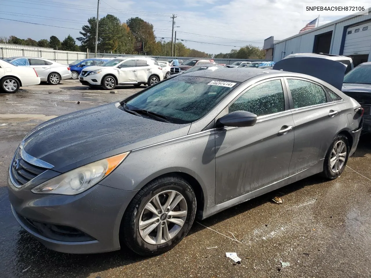 2014 Hyundai Sonata Gls VIN: 5NPEB4AC9EH872106 Lot: 78297414