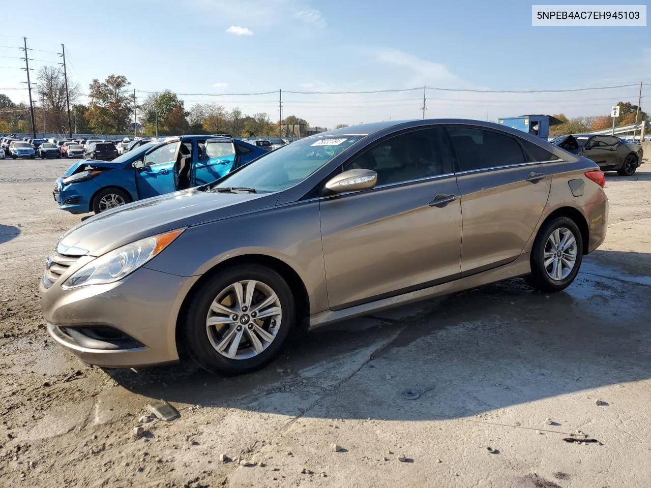 2014 Hyundai Sonata Gls VIN: 5NPEB4AC7EH945103 Lot: 78322784