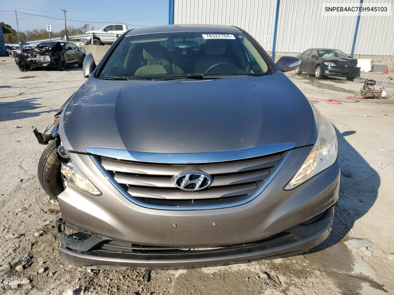 2014 Hyundai Sonata Gls VIN: 5NPEB4AC7EH945103 Lot: 78322784