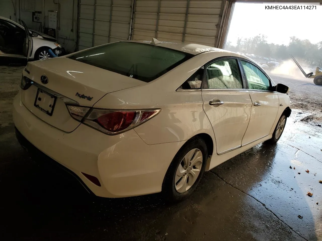 2014 Hyundai Sonata Hybrid VIN: KMHEC4A43EA114271 Lot: 78373474