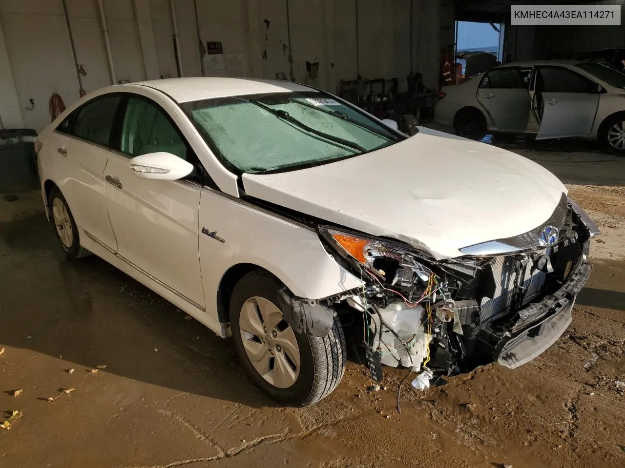 2014 Hyundai Sonata Hybrid VIN: KMHEC4A43EA114271 Lot: 78373474