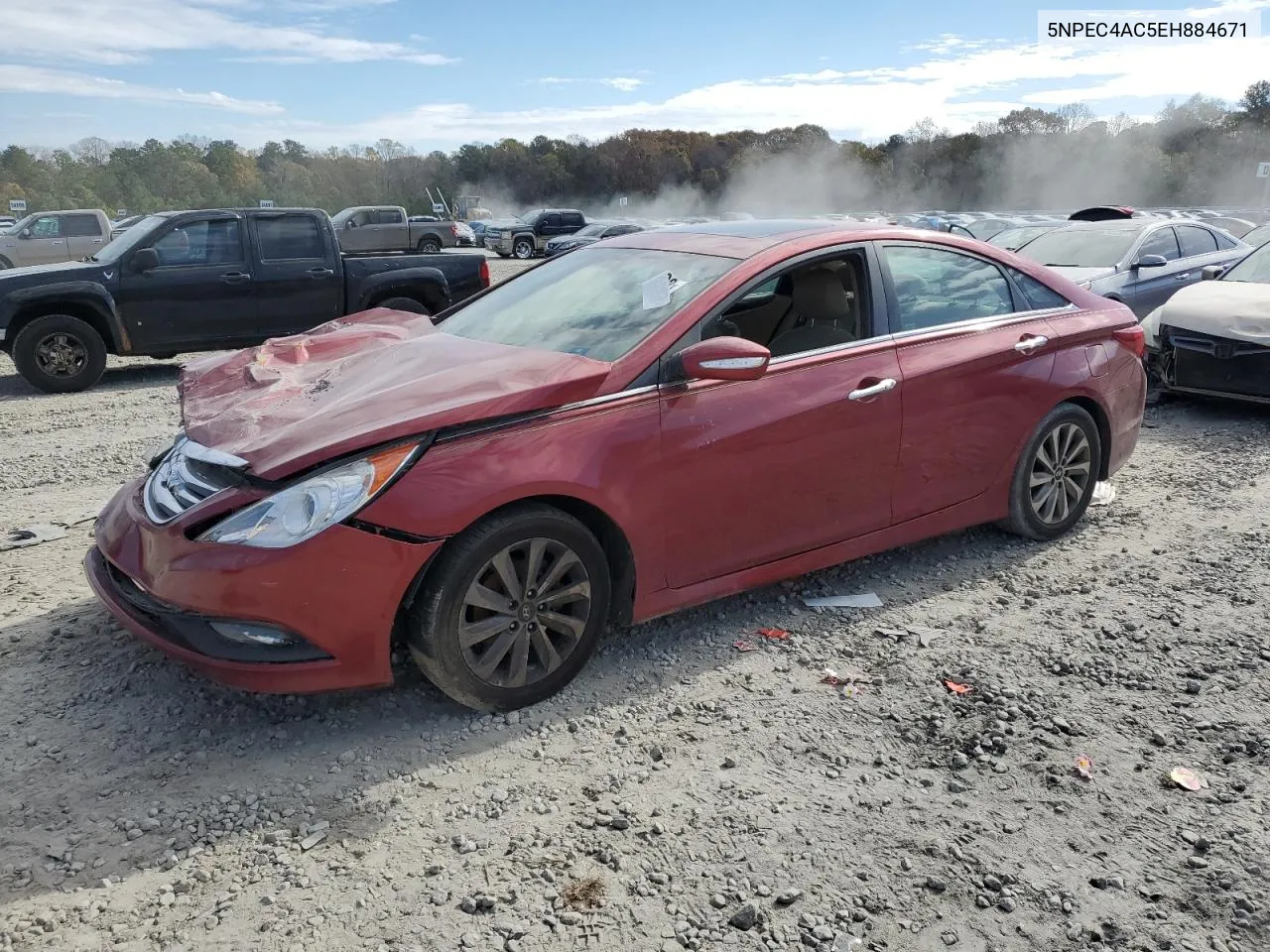 2014 Hyundai Sonata Se VIN: 5NPEC4AC5EH884671 Lot: 78400064