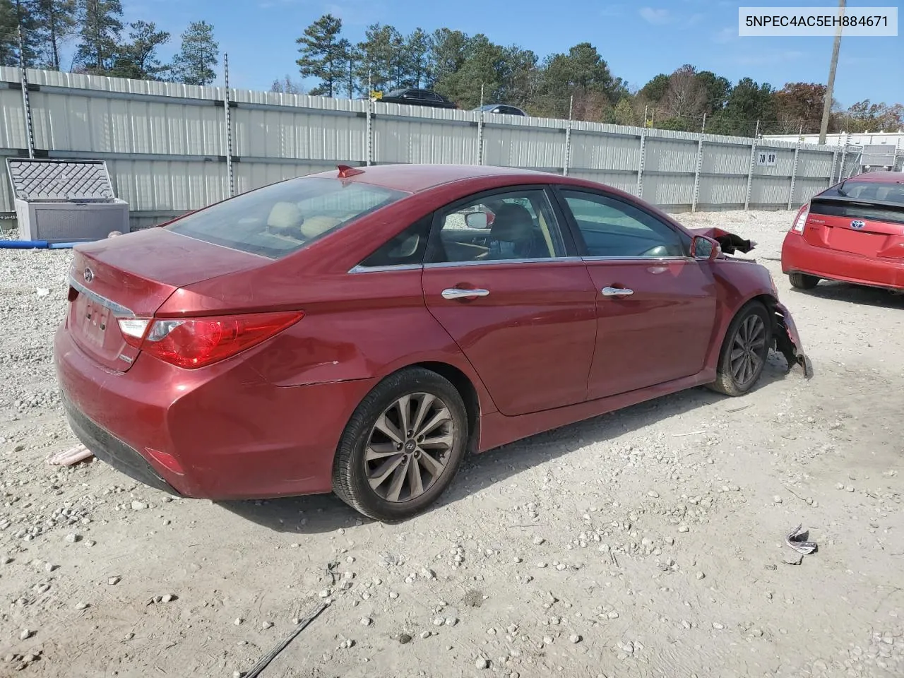 2014 Hyundai Sonata Se VIN: 5NPEC4AC5EH884671 Lot: 78400064