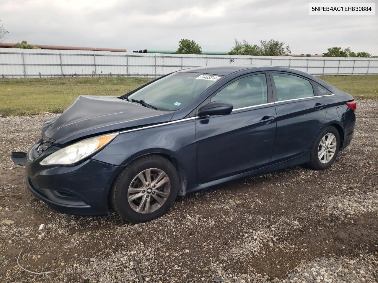 2014 Hyundai Sonata Gls VIN: 5NPEB4AC1EH830884 Lot: 78463514