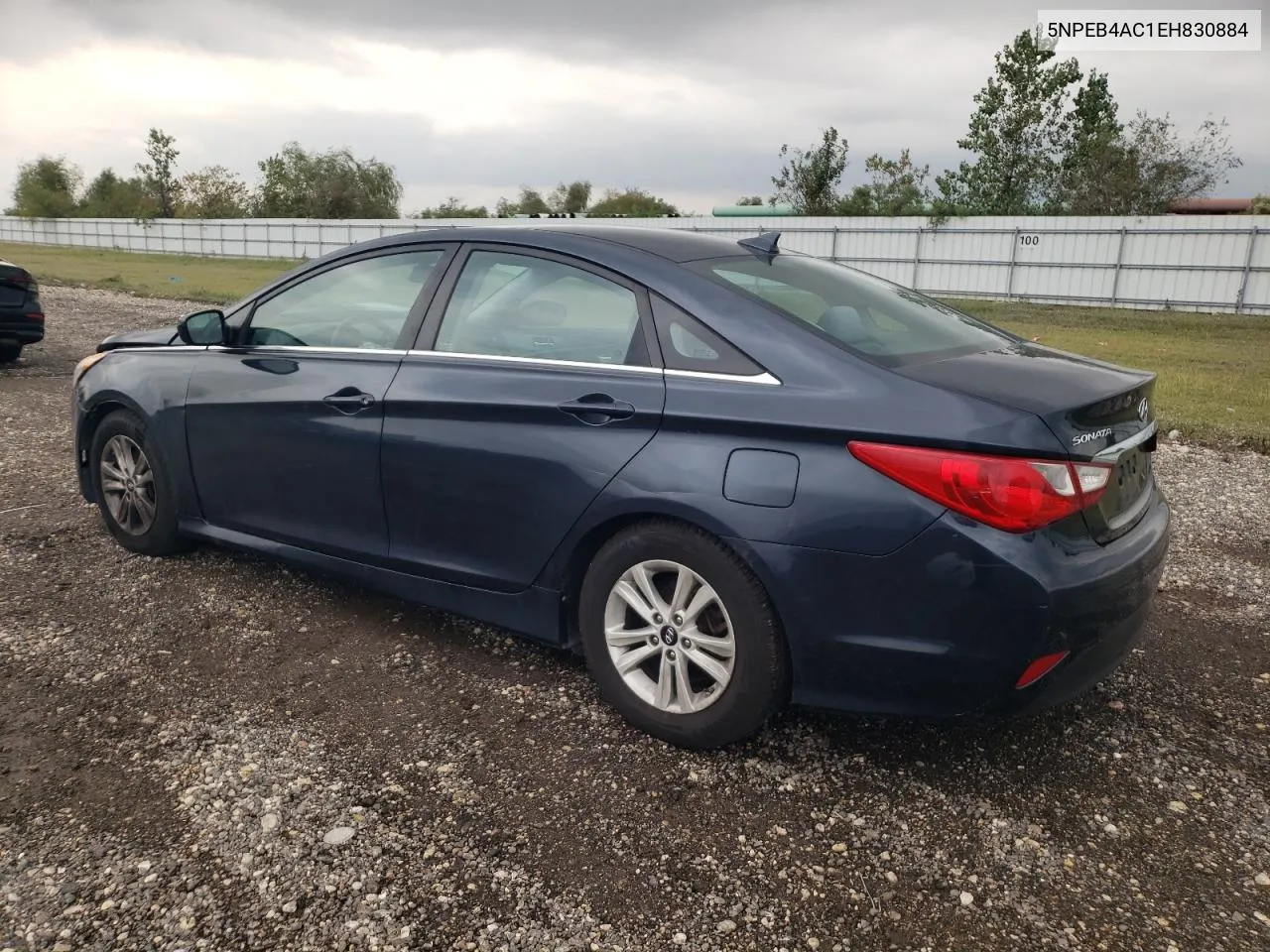 2014 Hyundai Sonata Gls VIN: 5NPEB4AC1EH830884 Lot: 78463514