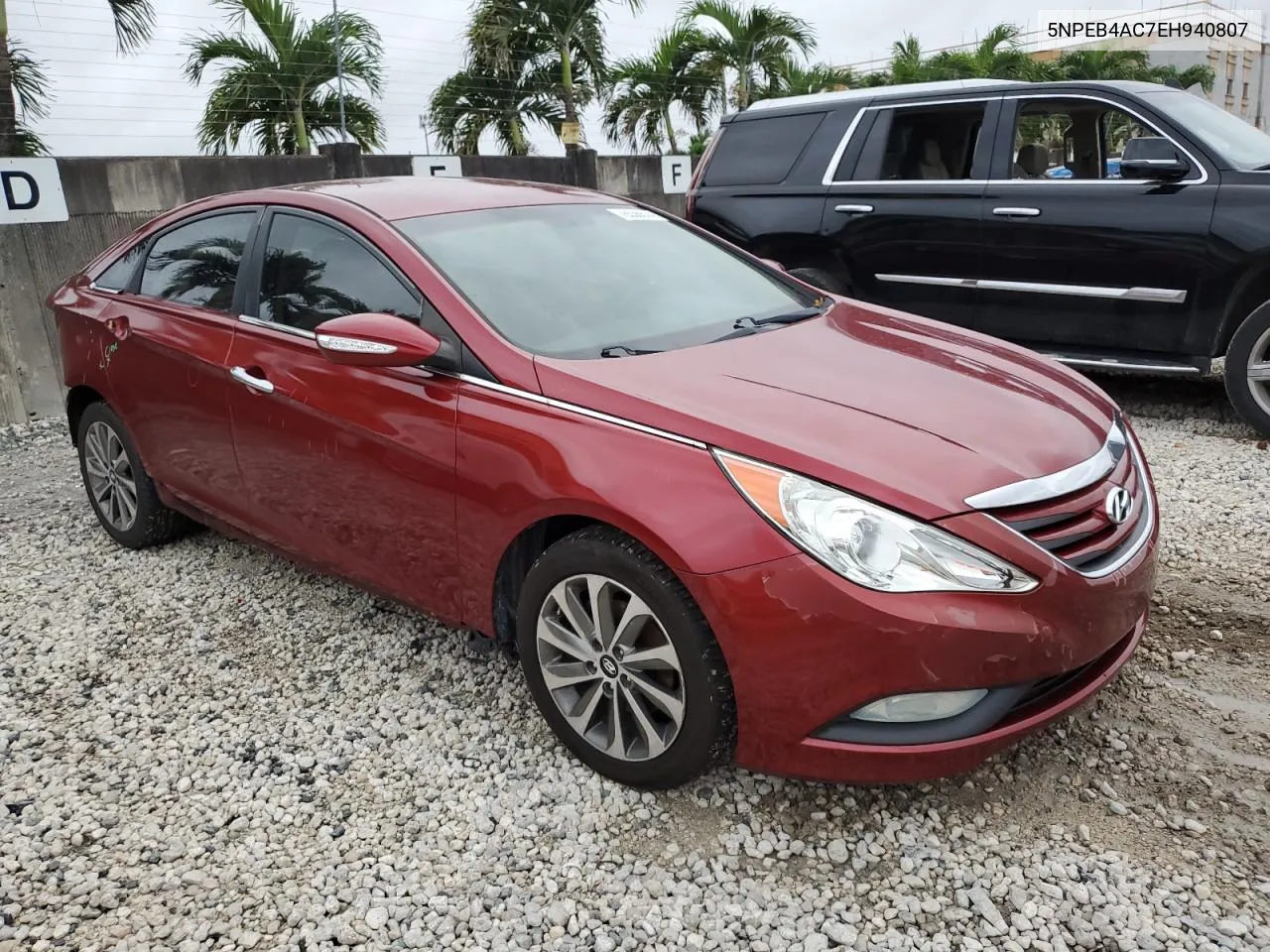 2014 Hyundai Sonata Gls VIN: 5NPEB4AC7EH940807 Lot: 78536614