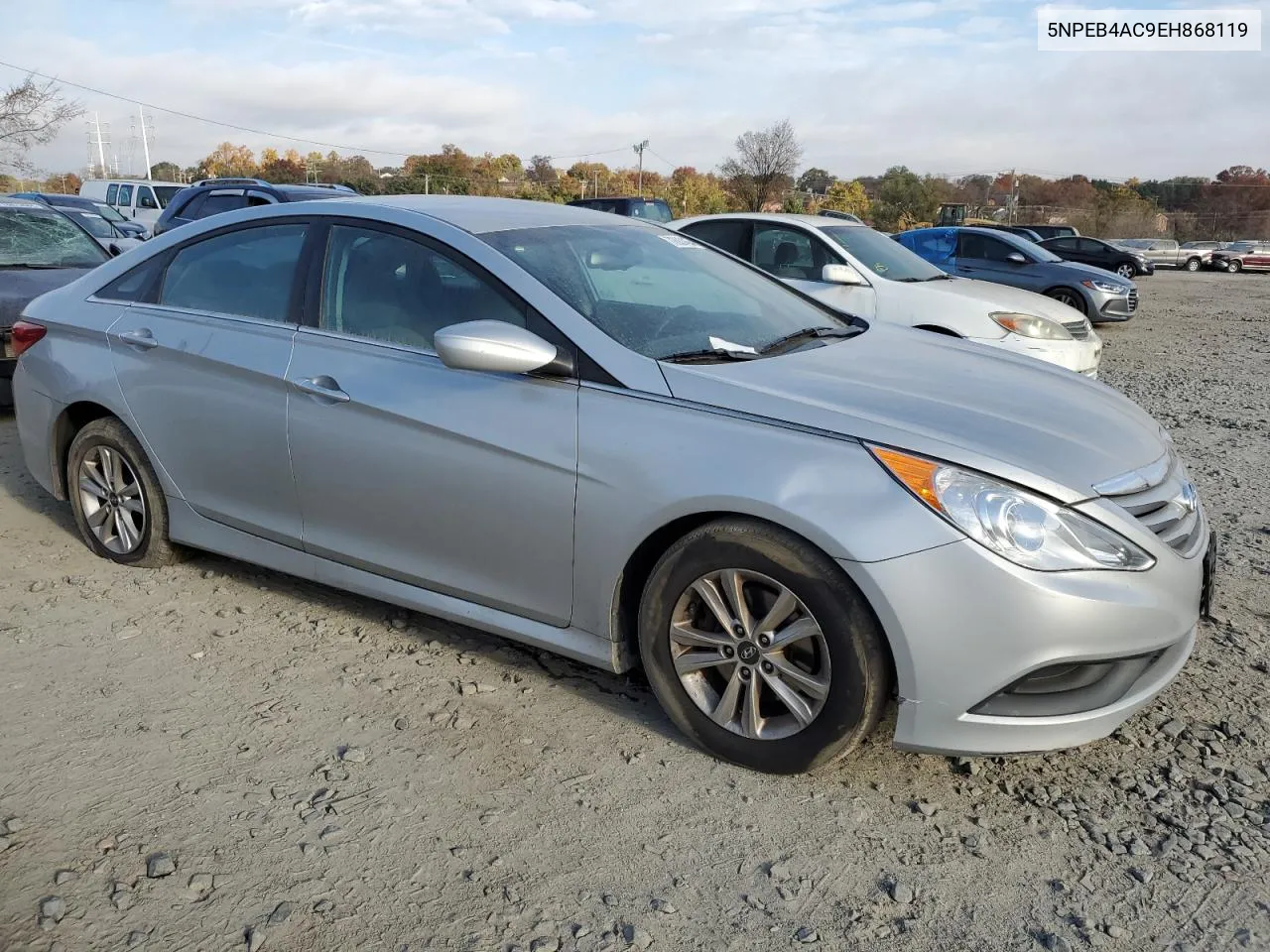 2014 Hyundai Sonata Gls VIN: 5NPEB4AC9EH868119 Lot: 78683464