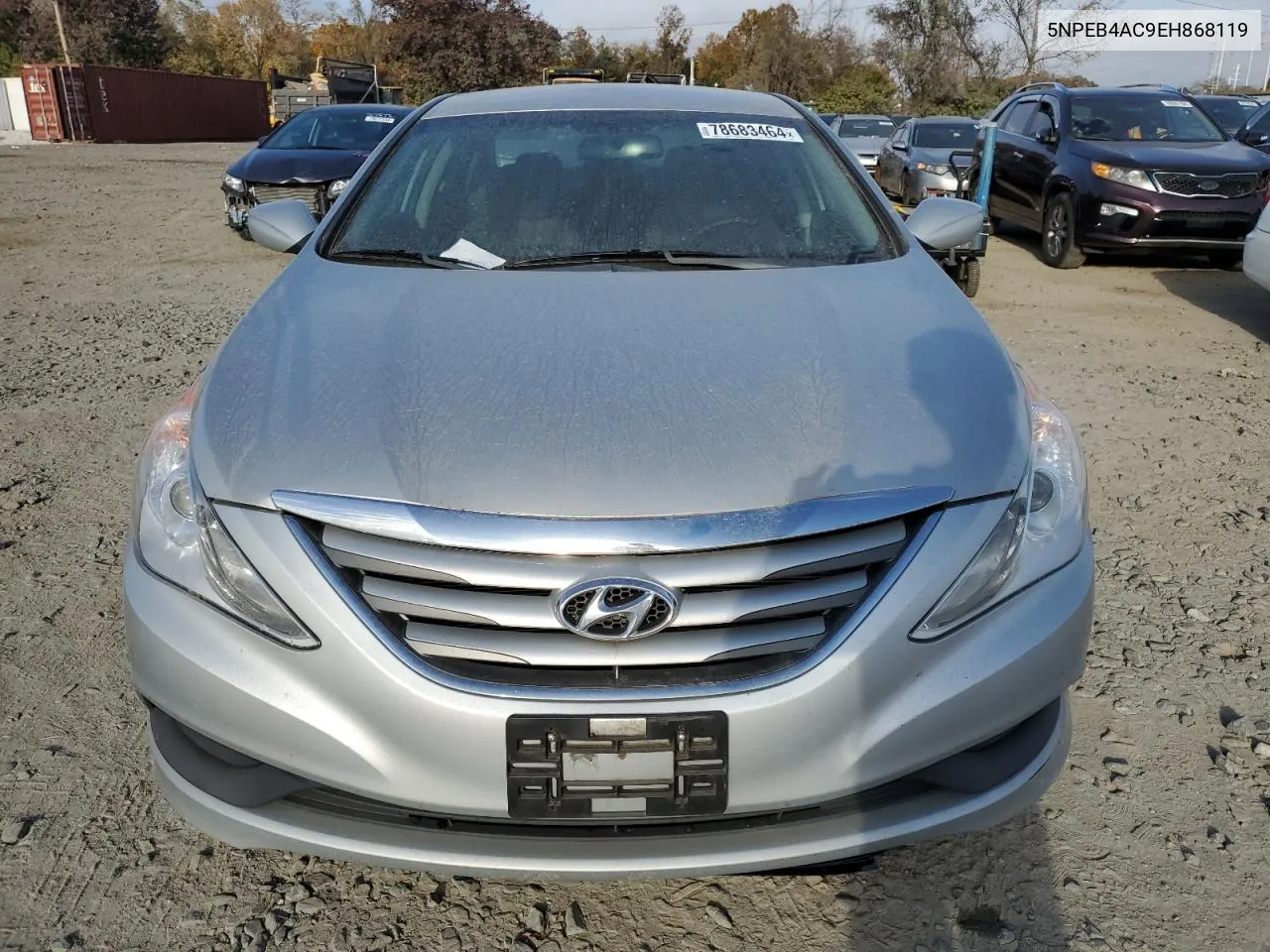 2014 Hyundai Sonata Gls VIN: 5NPEB4AC9EH868119 Lot: 78683464