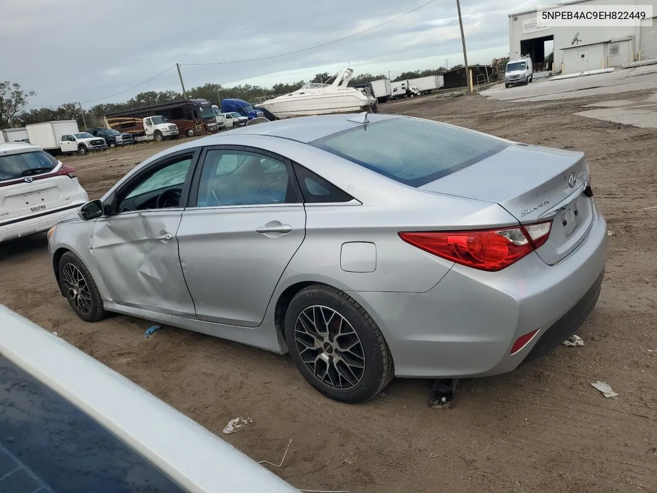 2014 Hyundai Sonata Gls VIN: 5NPEB4AC9EH822449 Lot: 78865304