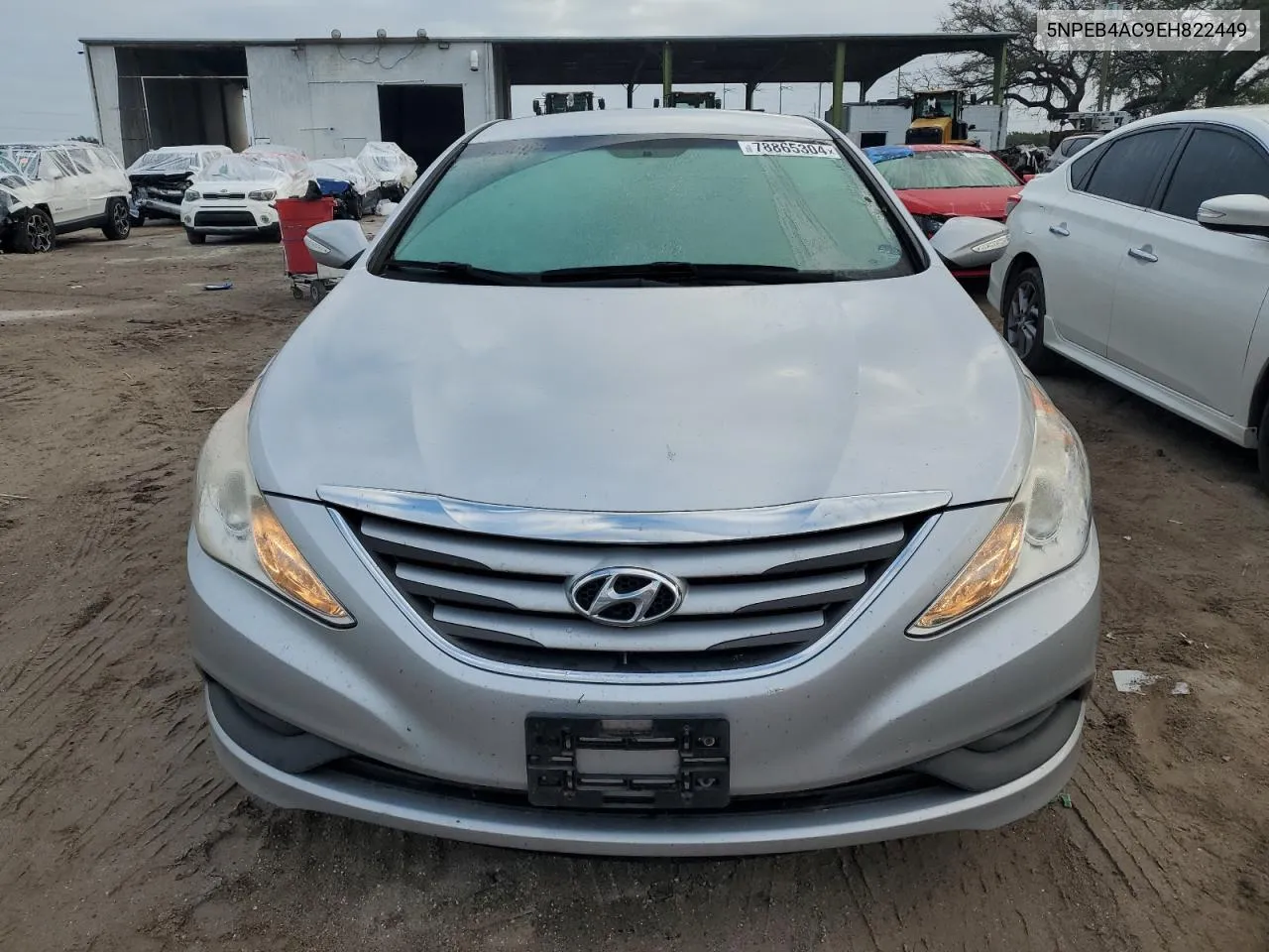 2014 Hyundai Sonata Gls VIN: 5NPEB4AC9EH822449 Lot: 78865304