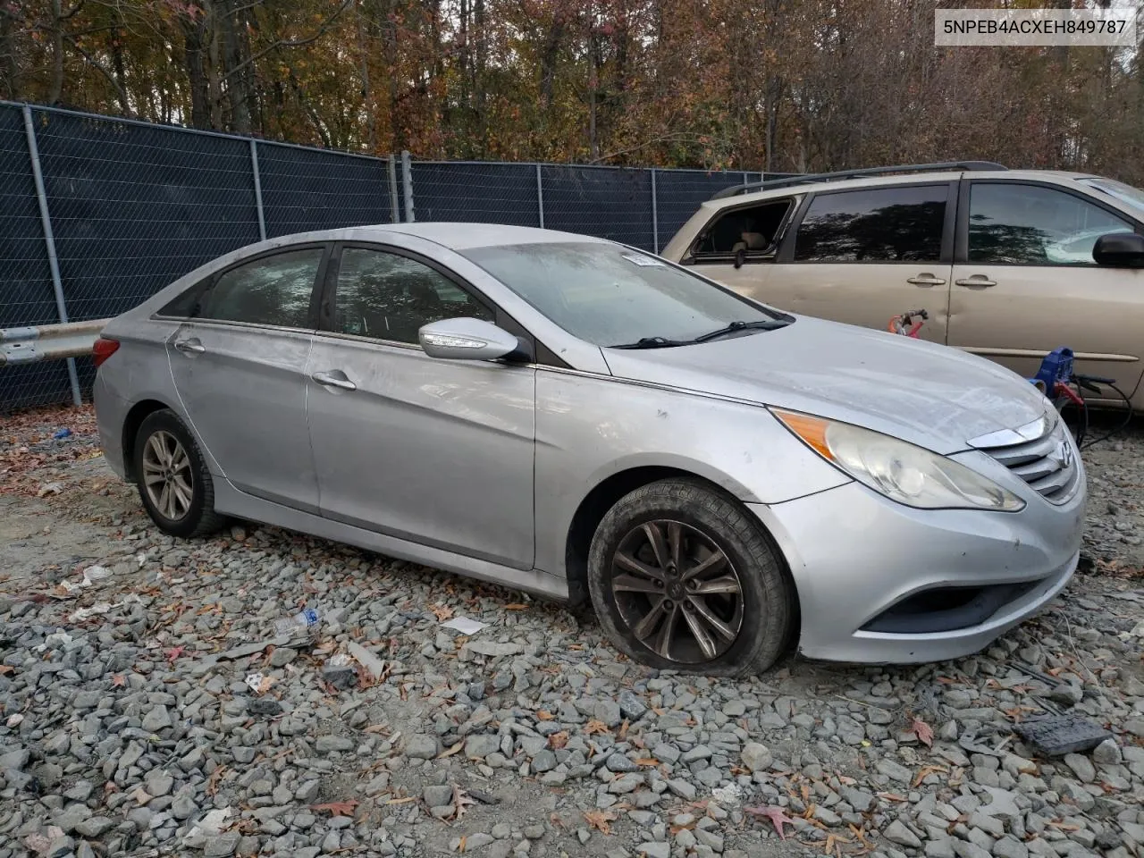 2014 Hyundai Sonata Gls VIN: 5NPEB4ACXEH849787 Lot: 79067724