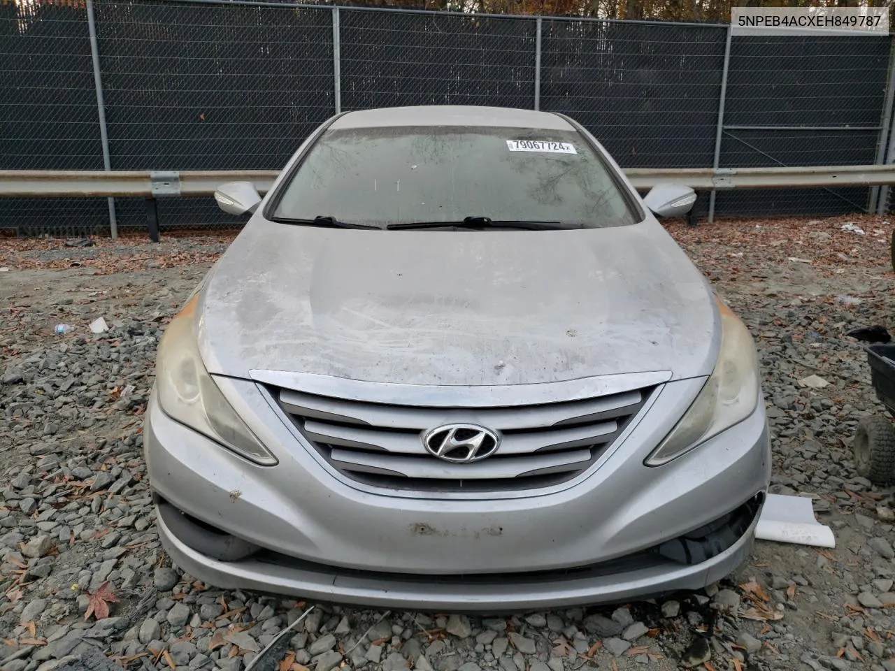 2014 Hyundai Sonata Gls VIN: 5NPEB4ACXEH849787 Lot: 79067724