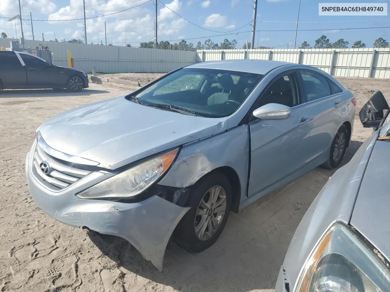 2014 Hyundai Sonata Gls VIN: 5NPEB4AC6EH849740 Lot: 79143654