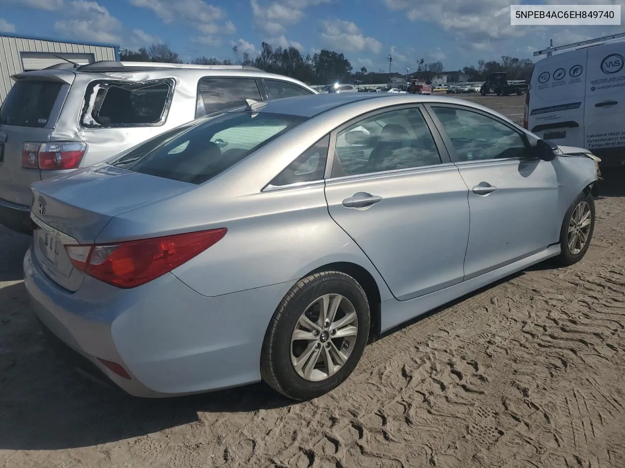 2014 Hyundai Sonata Gls VIN: 5NPEB4AC6EH849740 Lot: 79143654