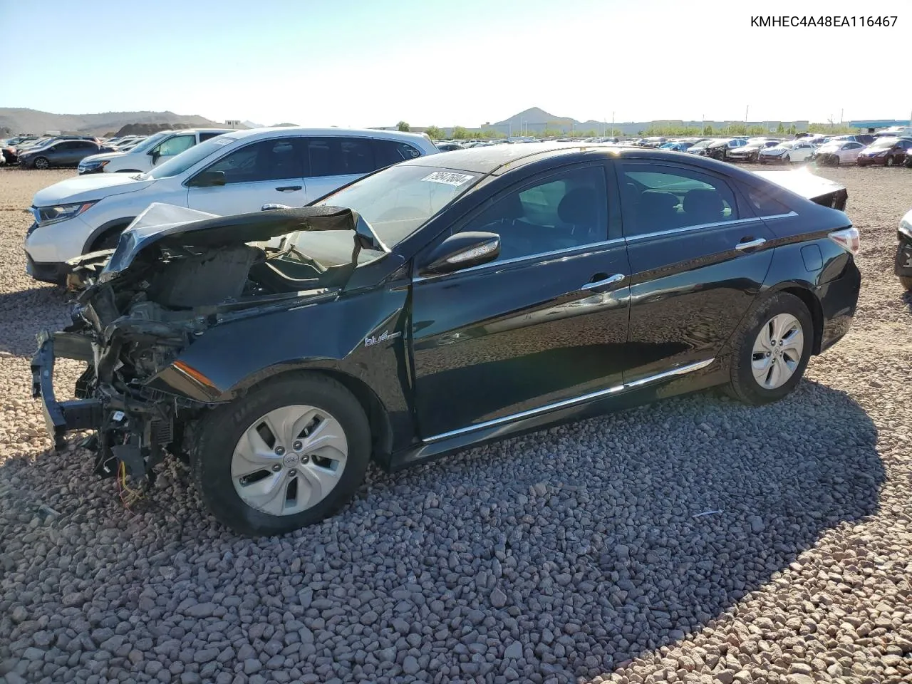 2014 Hyundai Sonata Hybrid VIN: KMHEC4A48EA116467 Lot: 79547604