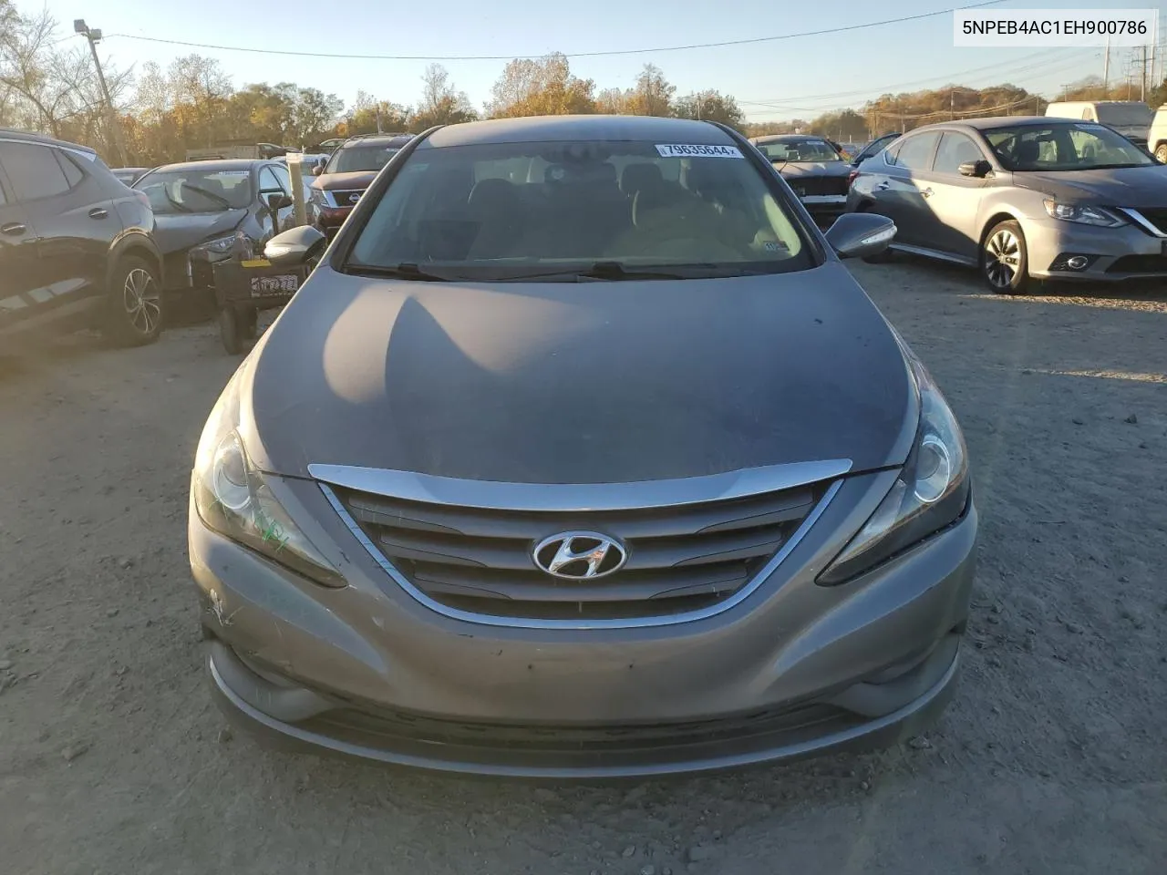 2014 Hyundai Sonata Gls VIN: 5NPEB4AC1EH900786 Lot: 79635644