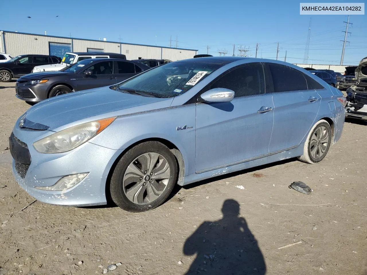 2014 Hyundai Sonata Hybrid VIN: KMHEC4A42EA104282 Lot: 79748154