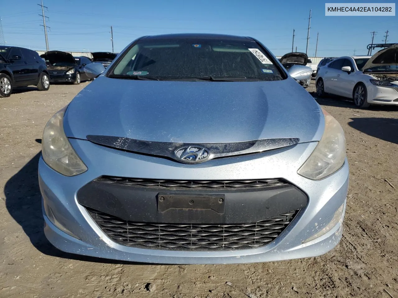 2014 Hyundai Sonata Hybrid VIN: KMHEC4A42EA104282 Lot: 79748154