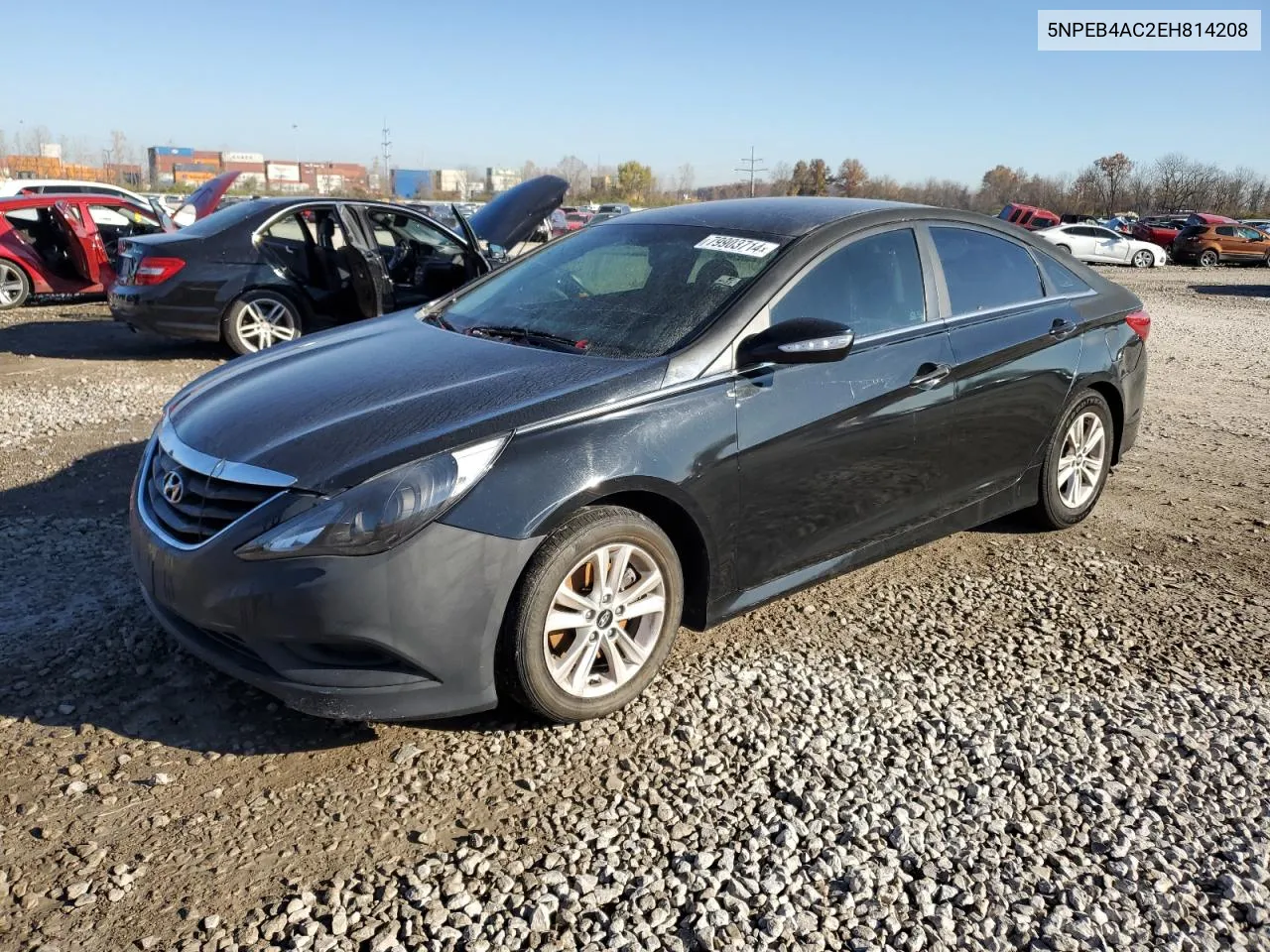 2014 Hyundai Sonata Gls VIN: 5NPEB4AC2EH814208 Lot: 79903714