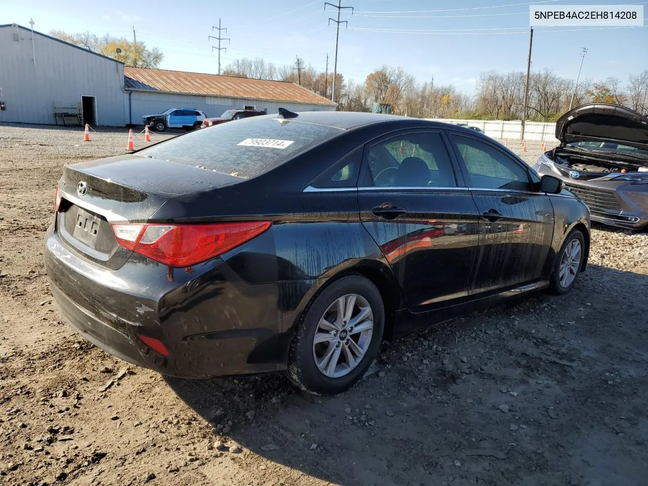 2014 Hyundai Sonata Gls VIN: 5NPEB4AC2EH814208 Lot: 79903714