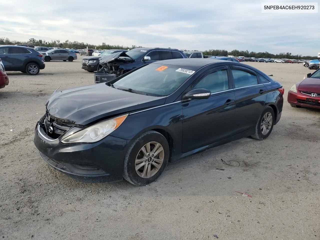 2014 Hyundai Sonata Gls VIN: 5NPEB4AC6EH920273 Lot: 79920213