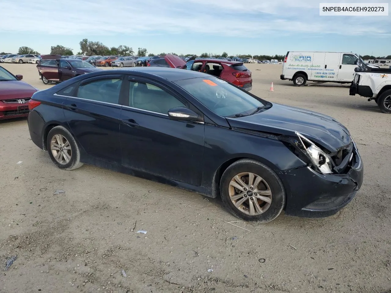 2014 Hyundai Sonata Gls VIN: 5NPEB4AC6EH920273 Lot: 79920213